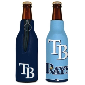 Tampa Bay Rays MLB Bottle Cooler Two-Sided Zip Up Design - Picture 1 of 1