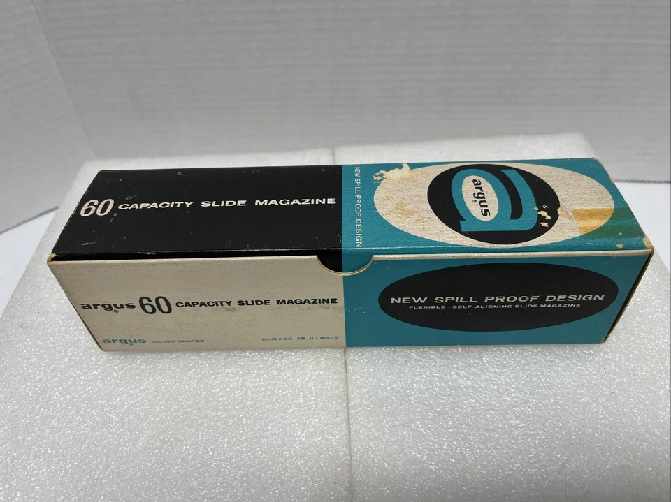 Argus 60 Capacity Slide Magazines Tray Vintage Spill Proof Design - Image 1 of 4