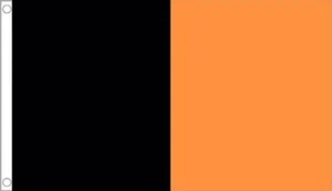 BLACK and AMBER GOLD FLAG 5’ x 3’ Ireland Irish County Kilkenny GAA Football - Picture 1 of 1