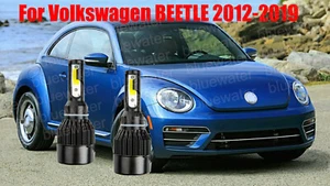 Kit de faros LED para VW BEETLE 2012-2019 H4/9003 blanco CREE bombillas haz alto/bajo - Imagen 1 de 10