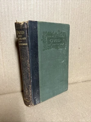 Allen and Greenough Latin Ovid Book 1900 Classical Language Hardcover Vocabulary - Image 1 of 4