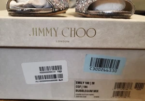 Jimmy Choo Glitter Heels - Picture 1 of 7