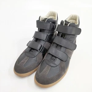 MAISON MARGIELA German trainer size 41 sneakers black 5-0621G◎ - Picture 1 of 5