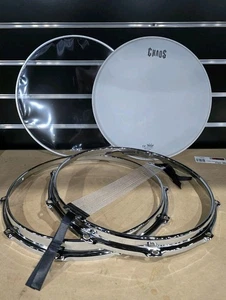 Snare Drum Build Kit - Hoops, Lugs, Throw Off, Heads, Wires, Screws - Picture 1 of 7