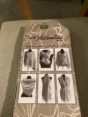 Brand NEW ELEGANT PASHMINA SCARF/WRAP/SHAWL PURPLE W/FRINGES See Pictures - Image 1 of 4