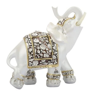 Vintage Elephant Model Ornaments Craft Decoration For Home Office BBT - Picture 1 of 7