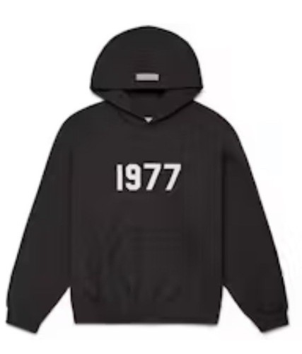 Felpa con cappuccio Fear Of God Essentials 1977 Iron 192BT212050F nuova taglia L