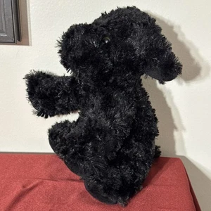 Peluche de vaca de peluche Anico Promotions 9” negro certificado carne de res Angus - Imagen 1 de 8