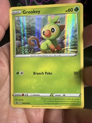 Grookey SWSH001 SWSH: Sword & Shield Promo Cards Holo - Image 1 of 3