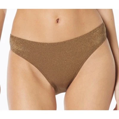 Vince Camuto Bronze Bronzed Goddess High Cut Bikini Swim Bottom L NWT - Image 1 of 3