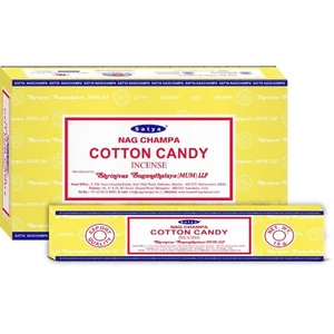 Satya Cotton Candy Incense Sticks Pack of 12X15g Each Packs 180 Incense Sticks - Picture 1 of 3