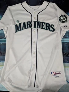 MLB Majestic Authentic 6200 Seattle Mariners Yuniesky Betancourt Jersey, Sz 48 - Imagen 1 de 5