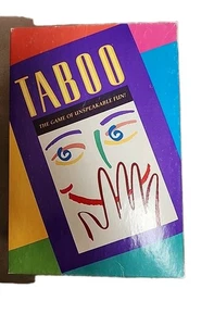 Juego de mesa tabú 1989 vintage de Milton Bradley usado como está - Imagen 1 de 4