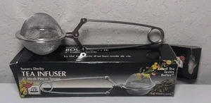 Sussex Derby Tea Infuser 2" Mesh Pincer Spoon S25 - Picture 1 of 1