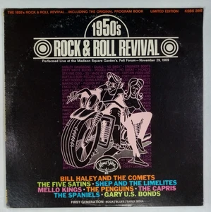 1950's Rock & Roll Revival Lp Compilation W/INSERT!! - Picture 1 of 6
