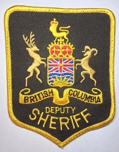 British Columbia Canada Deputy Sheriff Patch - USED - FREE Tracked US Shipping! - Picture 1 of 1