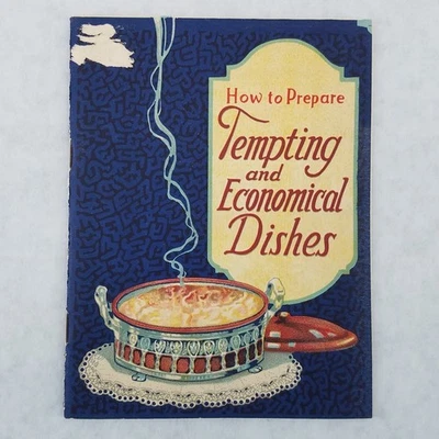 American Beauty Macaroni Tempting and Economical Dishes Vintage Cook Booklet - Image 1 of 4