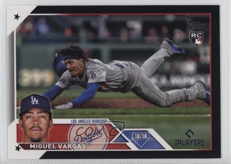 2023 Topps X MLB Players Exclusive Miguel Vargas #18 Rookie RC - Image 1 of 2