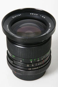 Vivitar Auto 28mm, f/2.5. Canon FD Mount - Picture 1 of 1