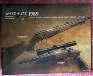 Anschutz 1989 Sporting Rifles Pistols More Catalog Meistergrade Exemplar Orig - Picture 1 of 7
