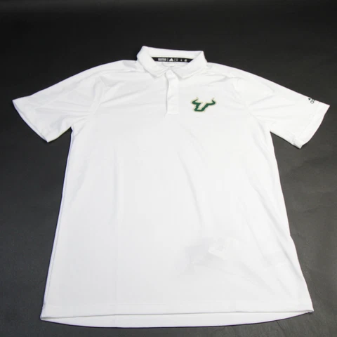 South Florida Bulls adidas Polo Men's White New Cover