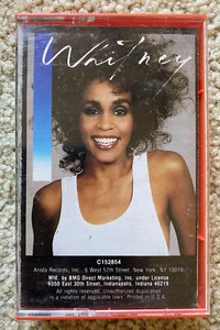 WHITNEY HOUSTON - Whitney - CASSETTE Chrome 1987 Arista AC8405 * Near MINT - Picture 1 of 6
