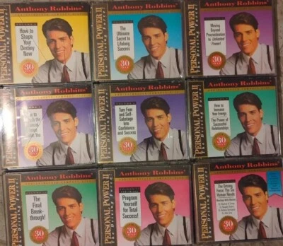 9x Anthony Robbins CD LOT Personal Power II Driving Force 2,4,5,6,7,8,9,10,11,12 - Image 1 of 4