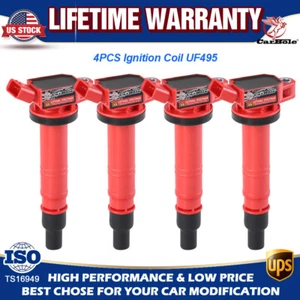4Pcs New Ignition Coil Bobina UF495 For 2005-2010 Toyota Tacoma 2.7L L4 Scion tC - Picture 1 of 10