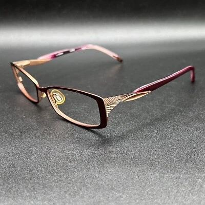 Marco de gafas Ellen Tracy Loire Wine Flex 51-16-135 usado Foto 1 de 4