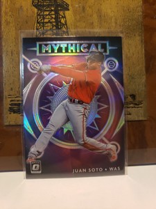 2020 Donruss Optic Juan Soto Nationals MYTHICAL #M-13 SILVER Prizm