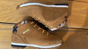 TIMBERLAND MEN'S EURO SPRINT MID HIKER WHEAT NUBUCK W CAMO A5XSU ALL SIZES - Picture 1 of 8