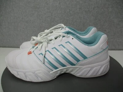 Zapatos de tenis Pickleball K Swiss Big Shot Light 4 blancos Omni azules para mujer talla 9,5 Foto 1 de 4
