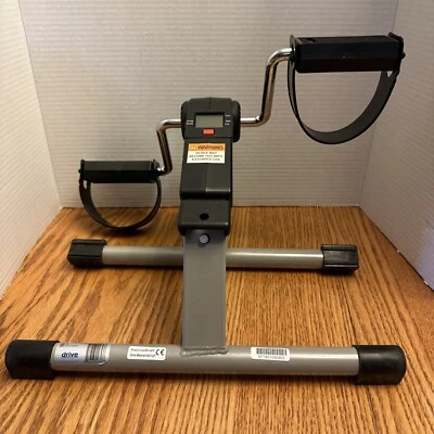 Deluxe Folding Exercise Peddler with Electronic Display Drive Medical RTL10273 - Image 1 of 4