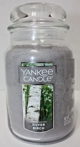 New Yankee Candle Silver Birch - Original Large 22 oz Jar Scented Candle - Picture 1 of 3