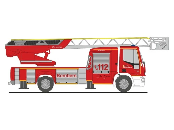 Rietze 68593 - 1/87 Magirus DLK '18 Bombers (ES) - Nuovo - Immagine 1 di 1