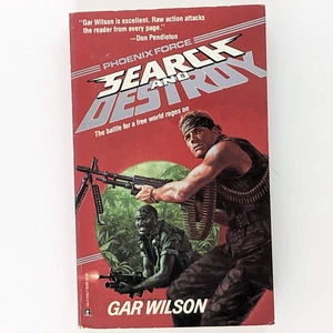 Phoenix Force Search And Destroy (1989) Gar Wilson - War Novel, Paperback - Picture 1 of 12