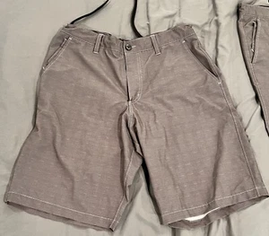 Caribbean Mens Grey Chino Shorts Size 32 Casual Beach - Picture 1 of 4