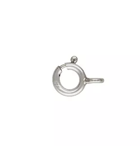 925 Sterlingsilber 5 mm Federringverschlüsse mit offenem Ring 10 Stck. #5303-5 - Bild 1 von 1