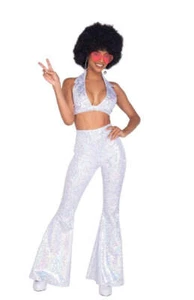 2pc Disco Fever Halloween Cosplay Costume - Picture 1 of 4