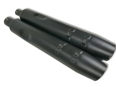 Silenciadores de escape Harley Davidson 17-21 Touring Street Glide preto 4" fabricante de equipamento original - Imagem 1 de 4