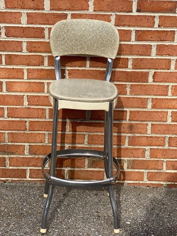 Vintage Antique Cosco Kitchen Farm Chair Stool Plant Stand Cover