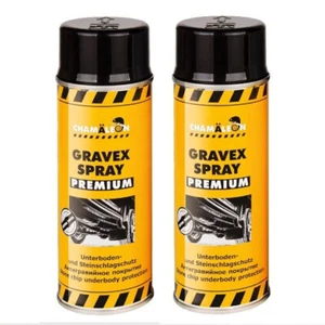 Spray Schwarz Chamäleon Premium UBS 2x 500ml Anti Gravex Schutz Unterbodenschutz - Bild 1 von 3