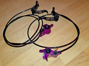 TUNE Scheibenbremsen KILL HILL 2014 purple lila 1-Fingerbremshebel Komplettsatz - Bild 1 von 7