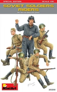 Miniart 35281 - 1/35 WWII Soviet Soldats Riders - Spécial Édition - Neuf - Photo 1/1
