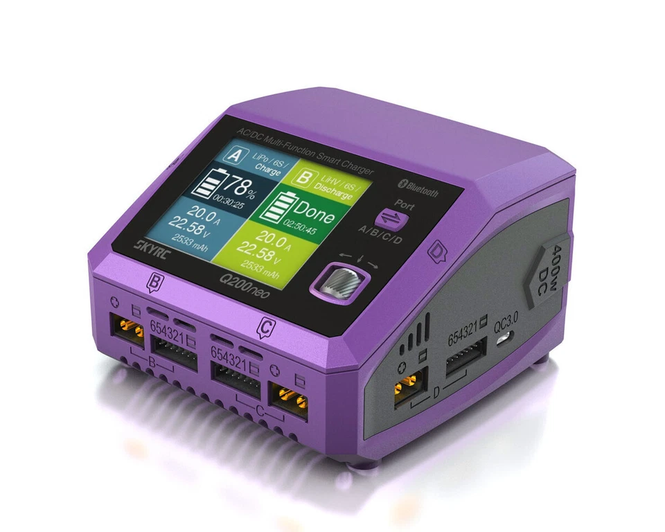 SkyRC SK100197-01 Q200neo Quad-Charger 240VAC/12VDC