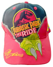 Vintage Jurassic Park The Ride Hat 90s NASCAR Racing Snapback Cap Jeff Gordon