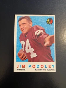 1959 Topps Football #165 ¡¡Jim Podoley!! ¡ENVÍO DE $1!! - Imagen 1 de 2