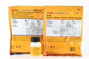 Kodak B&W Film Developing Kit D-76 Pro Developer, Fixer, Photo-Flo 200 Solution - Bild 1 von 8