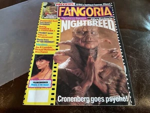 FANGORIA #90 FEBRUARY 1990, NIGHT BREED CLIVE BARKER, DARK MAN, FRANKENHOOKER, X - Picture 1 of 2