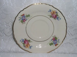 Syracuse China Federal Shape America Santa Rosa Flowers Saucer Cup Plate - Picture 1 of 3